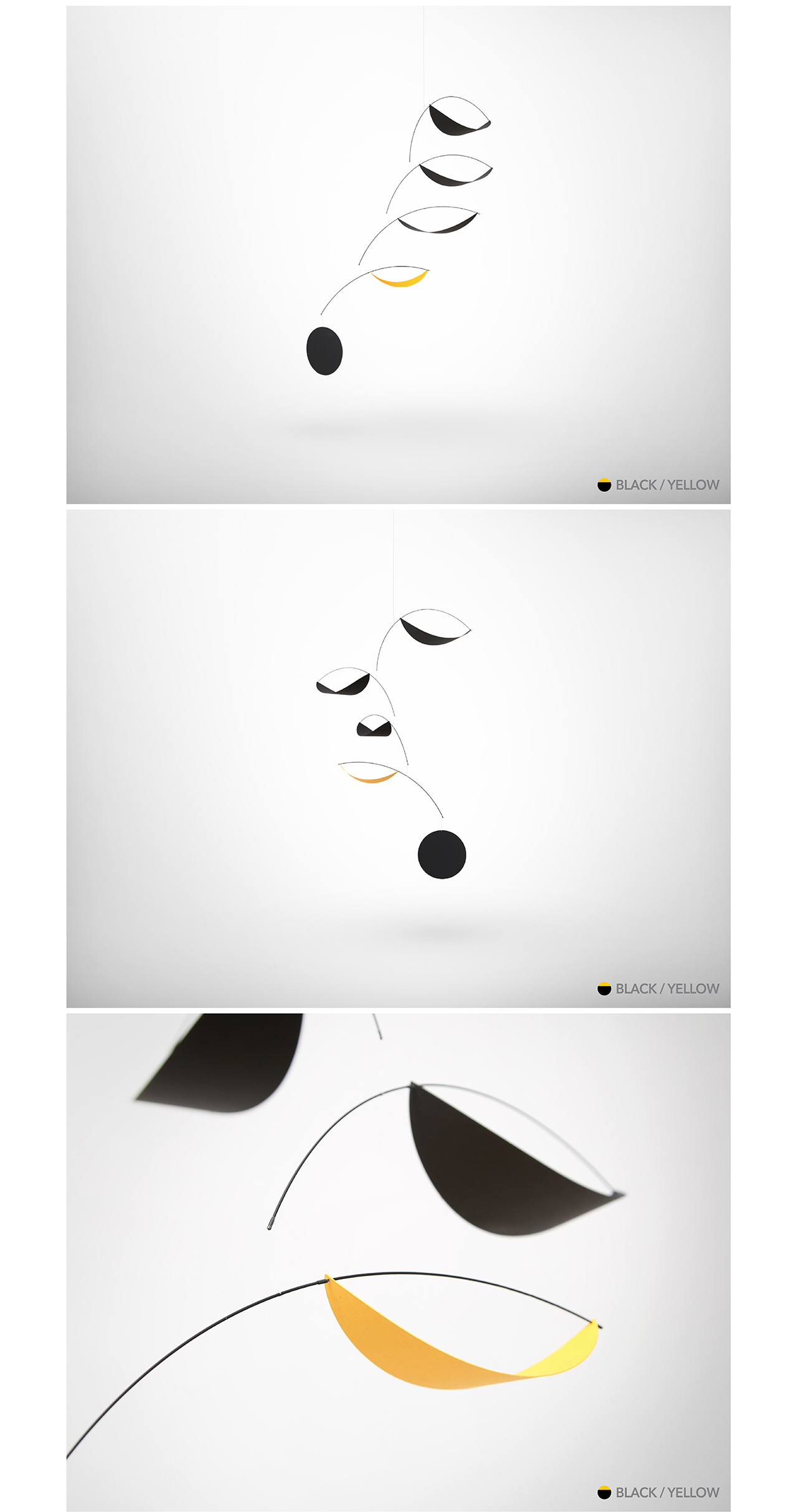 POOM | 나무열매 디자인 인테리어 모빌 / 블랙톤 나무열매 디자인 인테리어 모빌 / 블랙톤