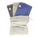 Multi Pack towel - royal blue & ash grey & slate (56x56cm)