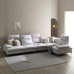 플러시 4인용 메카패브릭 코너형 스윙소파