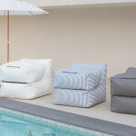 점보 기능성 실리콘 패브릭 방수 빈백소파