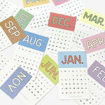 2025 mini card calendar