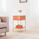 로나 다용도 선반형 400 2단 협탁테이블