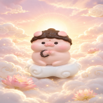 귀여운 돼지 십이지신 12지신 동물 부처상 불상 장식