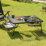 카즈미 유니온 아이언메쉬 로우 BBQ 테이블 캠핑용품