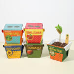 꿈쟁이 에코팟 자연학습 종이 식물기르기 (5종,택1)