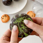 왁뿌볼 두바이쫀득쿠키 원형 스퀴시 왁스 뿌시기