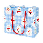눈사람 쇼핑백 
