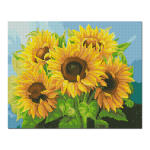 DIY LED 보석십자수 - 해바라기의 기상