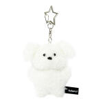 백구 뽀송이 미니키링 