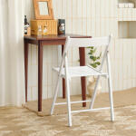 에이든 티크 접이식 의자 - 화이트