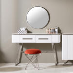 셀레스트 세라믹 화장대 풀세트(거울,의자포함)