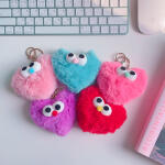 왕눈이 하트 폼폼 키링