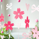 봄봄 벚꽃 리본 모빌