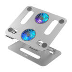 엑토 알루미늄 저소음 LED 쿨러 노트북 거치대 NBS-27