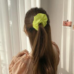 비비드 네온 형광 곱창밴드 헤어밴드 머리끈