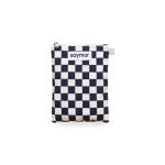 Flat pouch_checker navy