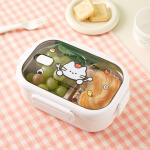냥이 스텐2칸 도시락 