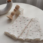 아이비 미니 플라워 이중거즈 손수건 2color