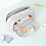 대용량필통 그레이 