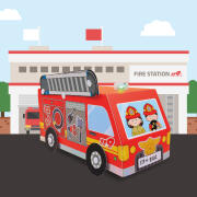 오늘놀이 우리동네 LED 불빛 소방차 만들기