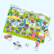 오늘놀이 우리동네 팝업 주사위 보드게임(1-4인용)