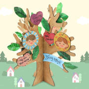 오늘놀이 우리 가족 행복나무 만들기