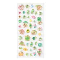 엉금개꿀 입체스티커 