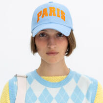 [23SS][벤시몽] PARIS BIG LOGO BALL CAP - SKY BLUE