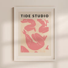Tides studio - 인테리어 액자/디자인 포스터 (A2 사이즈)