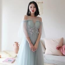 애쉬민트 셔링오프숄더 드레스/연주회 파티룩 피로연
