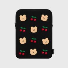Dot cherry bear-ipad pouch(아이패드 파우치)