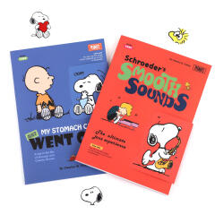 피너츠 스누피 덮개노트 (2 option)