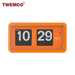 [TWEMCO] 트웸코 QT-30 탁상시계 벽시계 겸용 (오렌지)