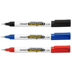 [모나미] 네임펜 X 가는글씨용 (3색 택1)