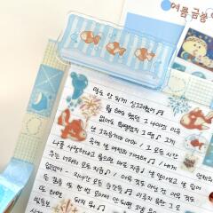 스튜디오 총총 양면 아크릴 집게 2종