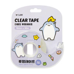 지보스 투명테이프 12mm*30m