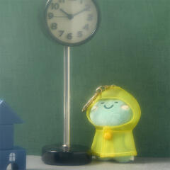 우비 개꿀이 키링인형 