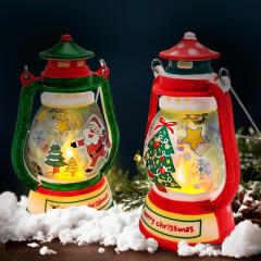 겨울 크리스마스 캠핑 LED 미니 랜턴 꾸미기