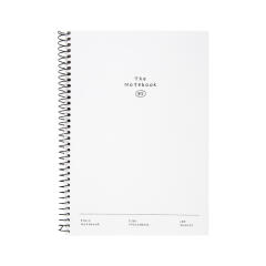 화이트 무지 스프링노트 