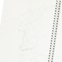 한국지도 스프링노트 