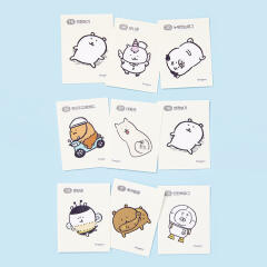 담곰이 시크릿 레트로 스티커 박스