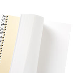 아이보리 무지 스프링노트 