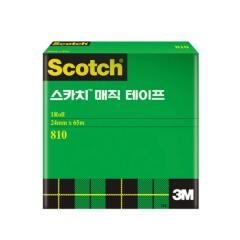 3M 스카치 매직테이프 리필 810R 12mm x 65m 3인치