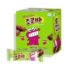 짱구 21곡 초코바 낱개 15g 