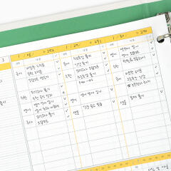 핑크풋 위클리 바인더 스터디플래너