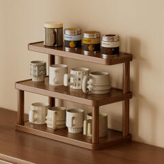 나무 다용도 주방 거실 욕실 틈새 수납 선반 수납장