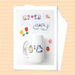 (5매) 노오븐 노베이크 타투 레이저 물전사지 투명 A4