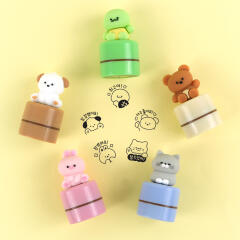 [핑크풋] 미니 피규어 스탬프 (20개 1세트)