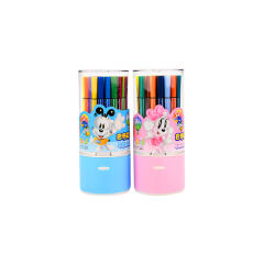 강아지 원통사인펜(컬러펜)36색[988-36](랜덤)