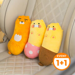 (1+1세트) 카카오프렌즈 발라당 차량용 안전벨트 커버